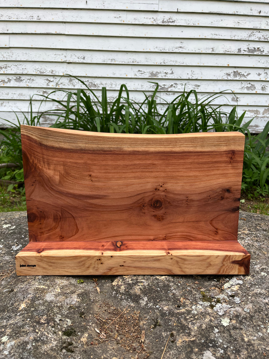 Sustainable Burnt Pine Wood Knife Block - Large