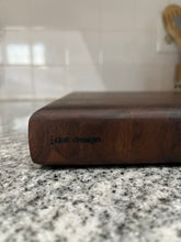 Load image into Gallery viewer, Walnut End Grain Cutting board - 11 3/4" long x 9" wide x 1 3/4" thick