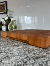 Load image into Gallery viewer, Cherry and Mahogany End Grain Cutting Board 12” x 12” x 1 1/2”