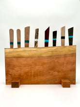 Load image into Gallery viewer, Magentic Cherry Knife block
