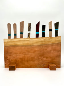 Magentic Cherry Knife block