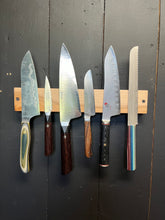 Load image into Gallery viewer, Magnetic Maple Knife Rack
