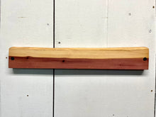 Load image into Gallery viewer, Red Cedar Magnetic knife rack
