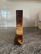 Load image into Gallery viewer, Walnut Standing Magnetic Knife Block
