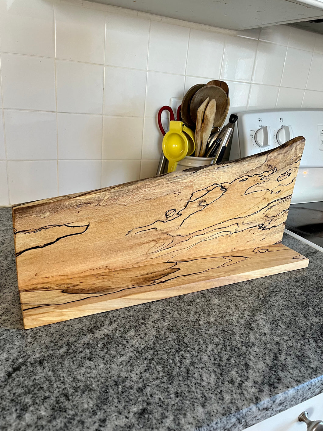 Magnetic Spalted Maple Knife Block - 20