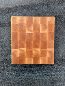 Maple End grain cutting board - 12" x 10 1/2" x 1 1/2"