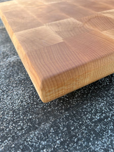 Maple End grain cutting board - 12" x 10 1/2" x 1 1/2"