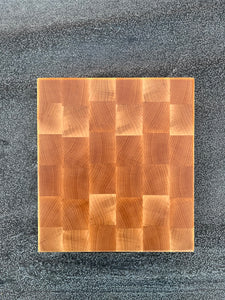 Maple End grain cutting board - 12" x 10 1/2" x 1 1/2"