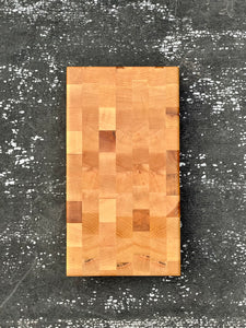 Maple End Grain Cutting board - 16" x 8 1/2" x 1 1/2"