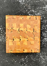 Load image into Gallery viewer, Maple End Grain Cocktail Cutting board - 9 1/4&quot; x 8 3/4&quot; x 1 1/2&quot;
