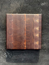 Load image into Gallery viewer, Walnut End Grain Cutting board - 12 1/2&quot; x 12 1/2&quot; x 1 1/2&quot;
