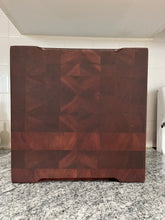 Load image into Gallery viewer, Sapele End Grain Cutting Board 12” x 12” x 1 1/2”

