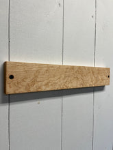 Load image into Gallery viewer, 15 1/8” Magnetic Birdseye Maple Knife Rack
