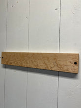 Load image into Gallery viewer, 15 1/8” Magnetic Birdseye Maple Knife Rack
