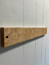 Load image into Gallery viewer, 19 7/8” Magnetic Birdseye Maple Knife Rack
