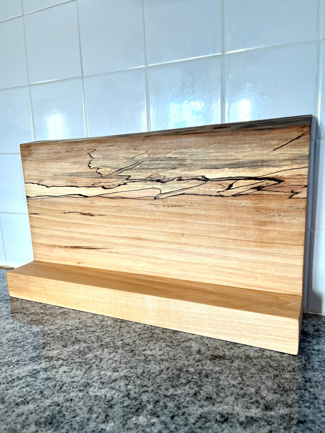 Spalted Maple Magnetic Knife Block - 16 3/4