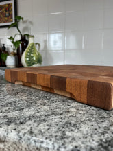 Load image into Gallery viewer, Cherry and Mahogany End Grain Cutting Board 12” x 12” x 1 1/2”
