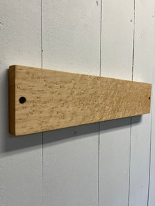 16 3/4” Magnetic Birdseye Maple Knife Rack